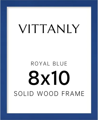 Miniatura 88 de Vittanly - Marco de fotos de 4 x 6 pulgadas de madera maciza con plexiglás, incluye paspartú de 3,5 x 5, para colgar en la pared o poner sobre una