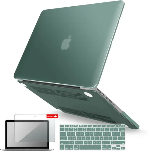 Miniatura 26 de IBENZER Compatible con MacBook Pro de 13 pulgadas 2015 2014 2013 finales 2012 A1502 A1425, carcasa rígida y cubierta de teclado y protector