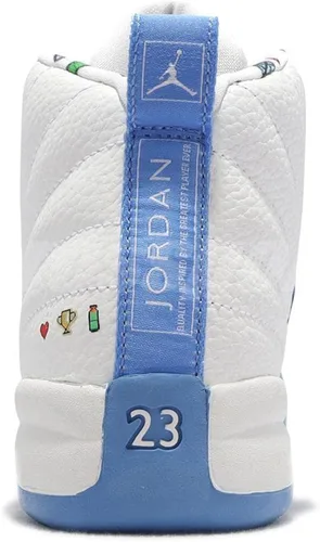 Miniatura 3 de Jordan 12 Retro Emoji blancoazul universitario (DQ4366 114), BlancoAzul universidad