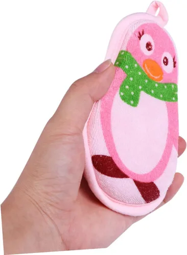 Miniatura 8 de ibasenice Toalla de baño para bebé, toalla de baño para niños, toallas de baño para niños, almohadilla exfoliante, esponja de baño para niños
