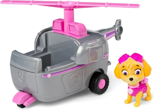 Paw Patrol, Skye's - Vehículo de helicóptero con figura coleccionable, para niños de 3 años en adelante Helicóptero de Skye