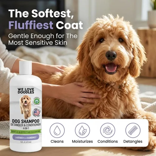 Miniatura 2 de We Love Doodles Spray desenredante para perros – Acondicionador sin enjuague para perros – Spray desenredante para perros – Spray desenredante