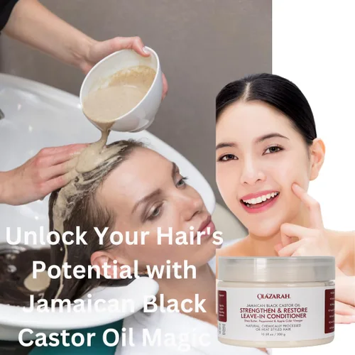 Miniatura 2 de Paquete de cuidado del cabello de aceite de ricino negro jamaicano Acondicionador (17 onzas líquidas), champú (17 onzas líquidas), acondicionador