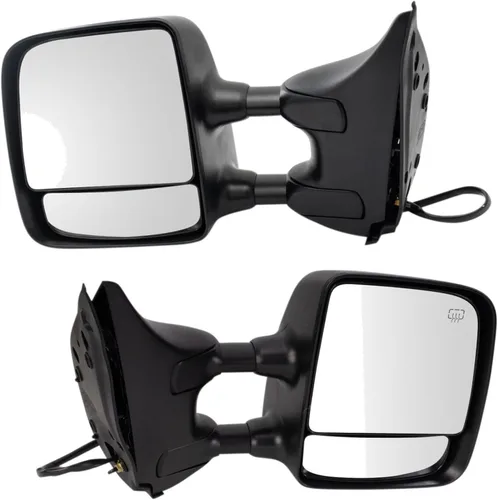 Miniatura 106 de Trail Ridge Juego de espejos de remolque de 2 piezas para el lado del conductor y del pasajero compatible con Ford F-150 FO1320479 FO1321479