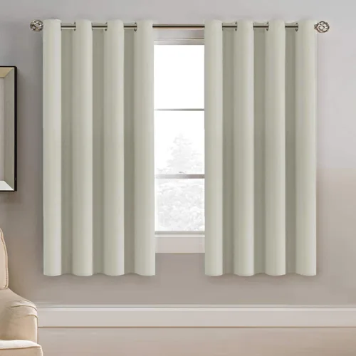 Miniatura 142 de H.VERSAILTEX - Cortinas blackout con aislamiento térmico y ojales en la parte superior, para patios, puertas correderas y división de habitaciones
