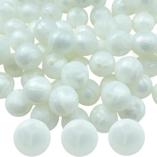 Miniatura 31 de Abalorios de silicona, 120 piezas de 6 mm abalorios redondos de silicona para hacer llaveros, pulseras, collares, aretes, joyas, manualidades DIY