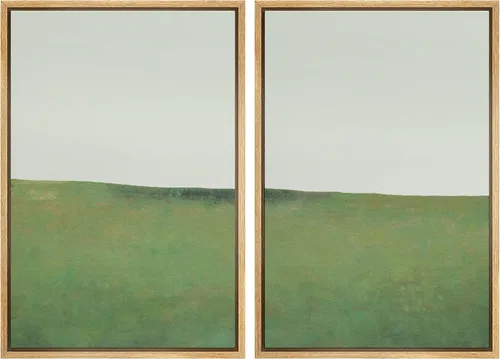 Miniatura 11 de MUDECOR Lienzo enmarcado para pared, bosque brumoso, reflejos, paisaje tranquilo, ilustraciones modernas, arte decorativo, bohemio, tranquilo/zen