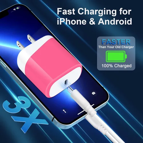 Miniatura 4 de Cargador rápido USB C de 20 W para Google Pixel 10a/10 Pro/10 Pro XL/10 Pro Fold/10 9a 9 Fold 9 Pro XL 8a 8 Pro 7a 7 6, bloque de carga rápida cubo