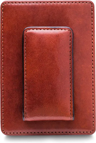 Miniatura 4 de Bosca Cartera con bolsillo frontal para hombre en piel vieja - RFID