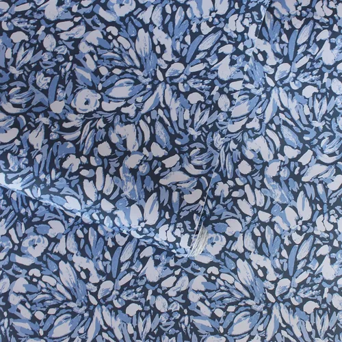 Miniatura 5 de Tempaper x She She Flamboyan - Papel tapiz extraíble, color azul, 20.5 x 16.5 pies, fabricado en los Estados Unidos, floración