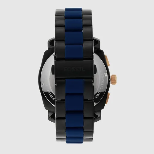 Miniatura 3 de Fossil Machine - Reloj cronógrafo de cuarzo con caja de acero inoxidable para hombre