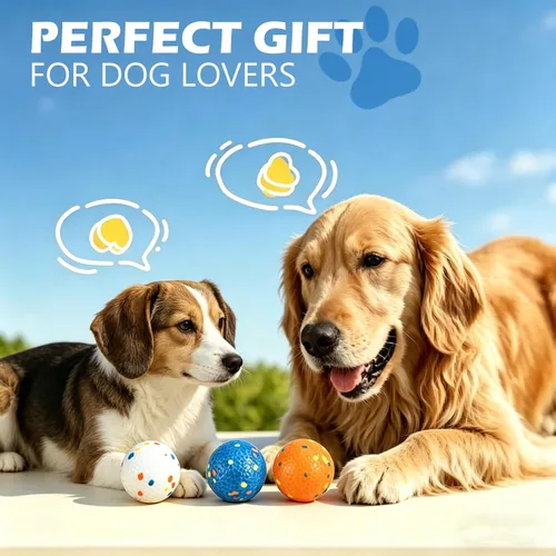 Miniatura 7 de Pelotas de tenis para perros, juguetes interactivos para perros masticadores agresivos, juguete indestructible para mantenerlos ocupados, juguetes