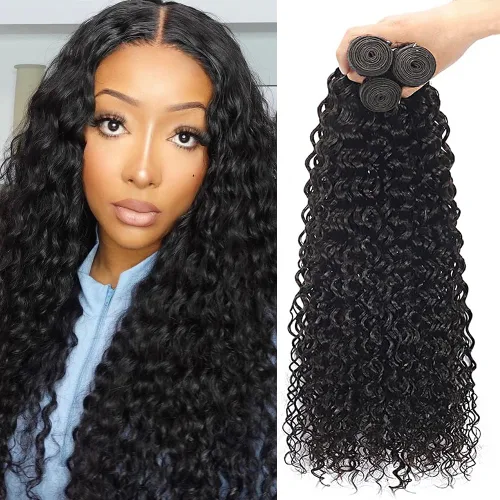 Miniatura 21 de Beautymoon Paquetes de cabello liso negro jet 4 manojos, cabello humano brasileño 14 16 18 20 pulgadas, 100% cabello virgen sin procesar liso, 4