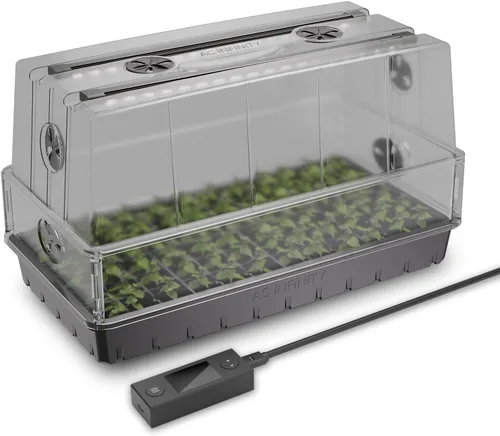 Miniatura 9 de AC Infinity Cúpula de Humedad, Kit de Germinación de Alta Resistencia con Cúpula de 3 mm de Grosor, Bandeja Resistente con Goteo, Bandeja