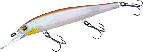 Miniatura 6 de YO-ZURI 3DB Jerkbait Deep 4.331 in Suspend Type Bass Señuelo Sábalo de purpurina perla mate