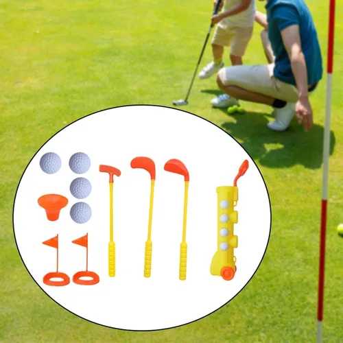 Miniatura 4 de Golf Kit with Mini and Balls Ideal for Young, Yellow