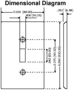 Miniatura 2 de Tapa para tomacorriente de pared, tamaño extragrande, plástico., 88103, 120 volts