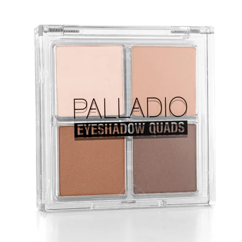 Miniatura 15 de Palladio Cuartetos de Sombras de Ojos, Mate Aterciopelado Pigmentado Difuminable, Acabados Metálicos y Brillantes, Fórmula Cremosa, Paleta de Gossip