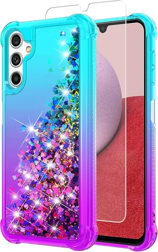 Miniatura 8 de Funda de teléfono para Galaxy A14 5G [a prueba de golpes] [a prueba de caídas] [protector de pantalla], resistente protección para Samsung Galaxy