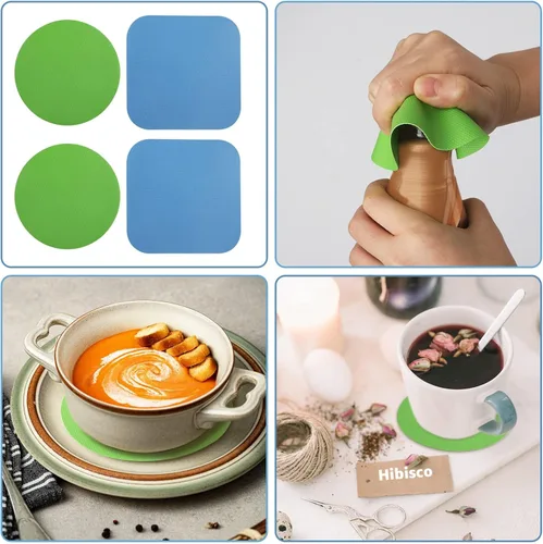 Miniatura 7 de LUTER Abridor de Frascos de 4 Piezas, Goma, Abridor de Botellas de Silicona Multifuncional para Personas Mayores con Artritis Manos Débiles Azul