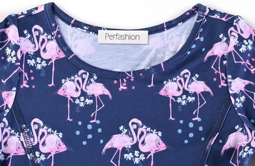 Miniatura 3 de Perfashion Vestidos a juego para niñas y muñecas sin mangasmanga larga, acampanados, faldas de fiesta de unicornio