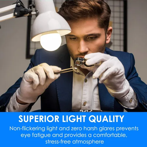 Miniatura 6 de Energetic - Bombilla LED A19 equivalente a 75 W, blanco cálido, 3000 K, 1200 lúmenes, certificación UL, base estándar E26, bombilla LED no 3000K