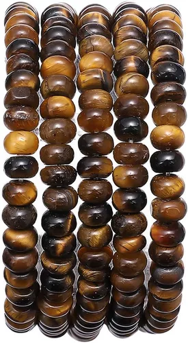 Miniatura 28 de BEADIA Cuentas Facetadas de Piedra Natural Amazonita Rondelle 3x4mm Cuentas Semipreciosas Sueltas para Hacer Joyas 38cm