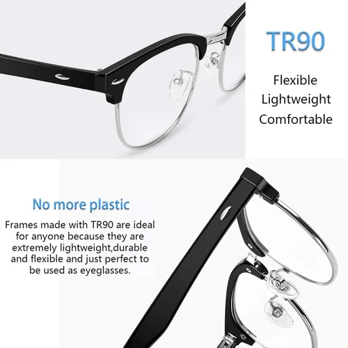 Miniatura 5 de Paquete de 2 lentes de bloqueo de luz azul para fatiga ocular en la computadora [ojo seco y ojo agrio], anti UV que reduce el dolor de cabeza
