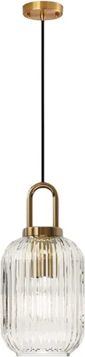 Miniatura 9 de Brikey Lámpara colgante de vidrio blanco con base dorada de latón, lámpara colgante de techo blanca para mesita de noche, mesa de comedor, isla