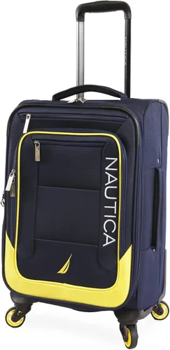 Miniatura 2 de Nautica Pathfinder - Juego de equipaje suave de 2 piezas equipaje de mano lona Azul MarinoAmarillo Pathfinder - Juego de equipaje de 2 piezas