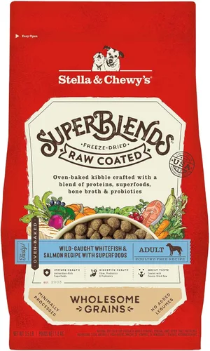 Miniatura 12 de Stella & Chewy's SuperBlends Granos Saludables Crudos con Recubrimiento Hígado de Res Alimentado con Pasto, Receta de Hígado de Res y Cordero