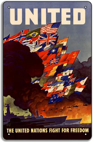 Miniatura 13 de Póster de metal de la Segunda Guerra Mundial "You Give Us the Fire!" 1942 de la Fuerza Aérea del Ejército de los Estados Unidos de 8 x 12 pulgadas