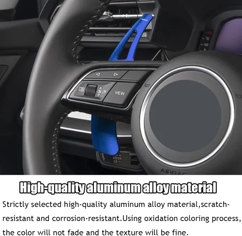 Miniatura 5 de Accesorios interiores personalizados para Audi A3 A4 A5 A8 Q3 Q5 Q7 (2015 2016 2017 2018 2019 2020 2021) Q8 TT TTS S3 S4 S5 aluminio 2 piezas por