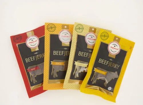 Miniatura 5 de Aufschnitt - Carne seca alimentada con pasto, baja en sodio, certificada Kosher, apta para dieta cetogénica, paquete de 2, barbacoa