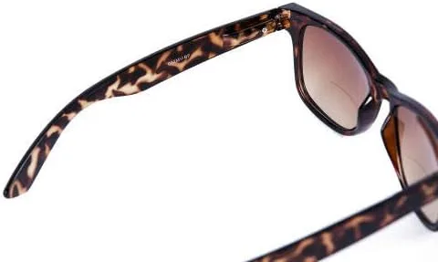 Miniatura 2 de 3 pares de lentes de sol de lectura bifocales para hombres y mujeres, anteojos de lectura solar para exteriores (negrotortuga, 1.0)