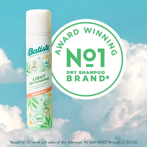 Miniatura 3 de Batiste Champú seco ligero sin fragancia, absorbe aceite y grasa, 3.81 onzas