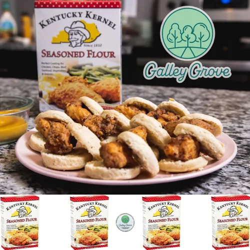 Miniatura 6 de Kentucky Kernel - Mezcla de harina sazonada a granel de 10 onzas (paquete de 4), 40 onzas en total, pollo, chuletas, carne de res, mariscos