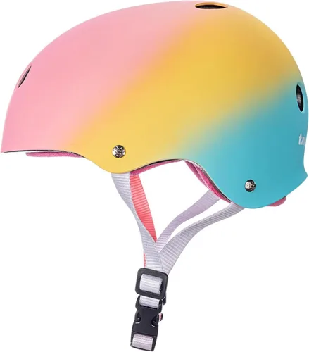 Miniatura 27 de Triple Eight Casco certificado Sweatsaver para patineta, BMX, Roller Derby, patinaje sobre ruedas, patinaje en línea, scooter y bicicleta Carbon
