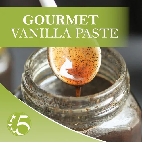 Miniatura 3 de Five Star Chef Pasta de Vainilla Gourmet, 32 Onzas Líquidas - Pasta de Granos Rica y Aromática para Hornear, Postres y Bebidas – Sabor Intenso