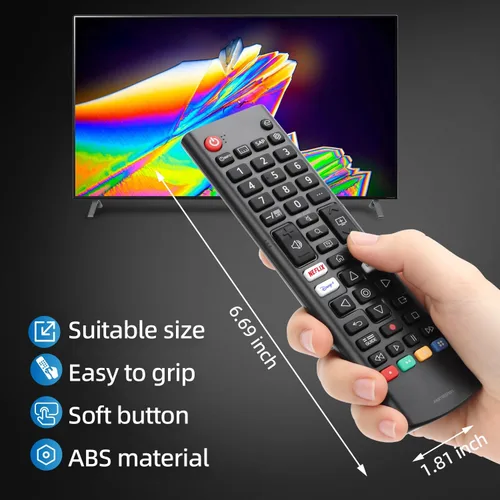 Miniatura 2 de Paquete de 2 para mando a distancia de LG Smart TV de reemplazo, compatible con todos los Smart TV LG LED/LCD/OLED/QNED/UHD (AKB76040302)