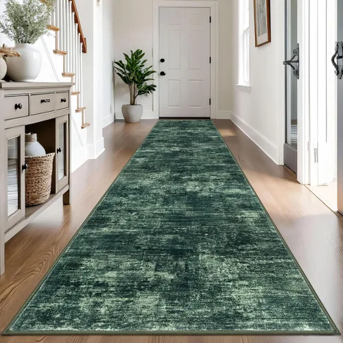 Miniatura 67 de IOHOUZE Alfombra pequeña abstracta de 2 x 3 pies, alfombra de entrada lavable para entrada interior, alfombras con respaldo de goma, alfombra gris