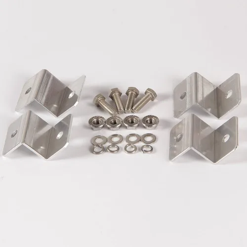 Miniatura 6 de Kit de soportes en Z para montaje de paneles solares para RV, barco, fuera de la red, techo, ancho de 38 mm, soporte para paneles solares de hasta