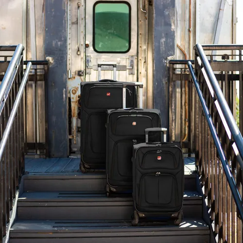 Miniatura 7 de SwissGear - Equipaje suave expandible Sion con ruedas Negro