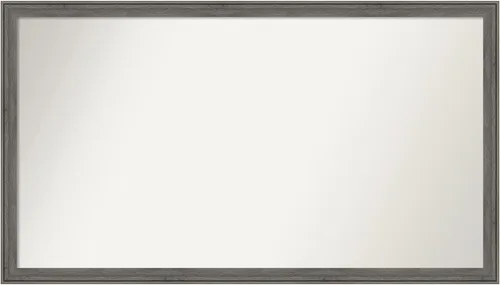 Miniatura 462 de Amanti Art Espejo personalizado, espejo de baño gris plomo a rayas, espejo de pared o espejo de tocador de baño sobre el fregadero