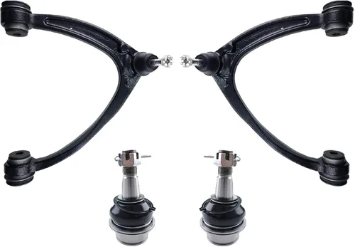 4 piezas de suspensión delantera brazo de control superior inferior de rótula de repuesto para Chevy Silverado 1500 Tahoe GMC Sierra 1500,07-14