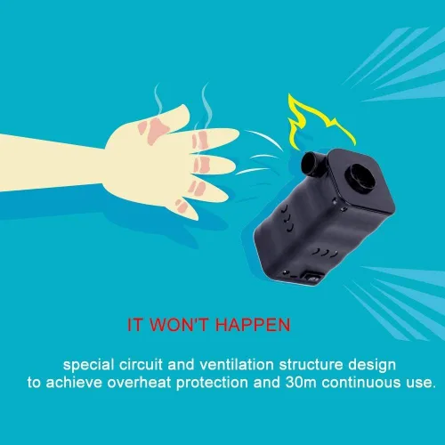 Miniatura 5 de Woowind AP6 Bomba de aire de 6000 mAh para inflables, bomba de colchón de aire de 12 V, bomba de aire portátil con adaptador de coche