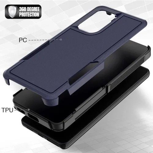Miniatura 216 de Jeylly Compatible con Samsung Galaxy A22 5G Funda, Funda Samsung A22 5G con 2pcs protectores de pantalla de vidrio templado