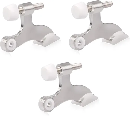 Miniatura 17 de HOMOTEK Paquete de 20 topes de puerta con pasador de bisagra, topes de bisagra para la parte superior de la puerta, tope de puerta ajustable de lujo