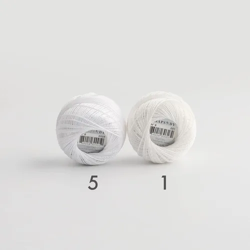 Miniatura 5 de Rhapsody Hilo de algodón perla tamaño 8 hilo de ganchillo Perle 12 bolas Set tejido a mano, bordado, sashiko, punto de cruz, costura, costura, Col. 5