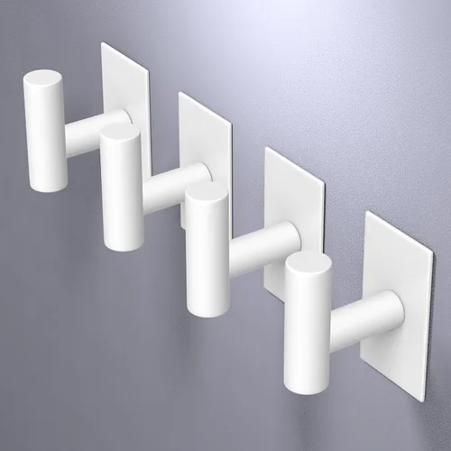 Miniatura 5 de VAEHOLD - Ganchos adhesivos de pared para toallas, resistentes, impermeables, para colgar abrigos, ropa, gancho de pared para armario para cocina